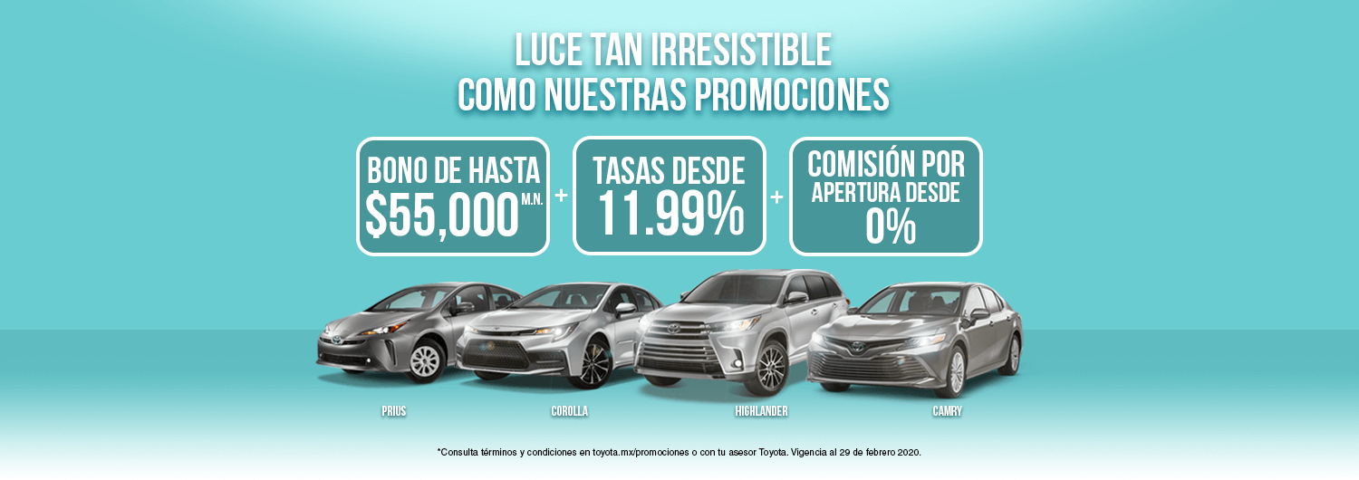 Promoción Febrero Toyota